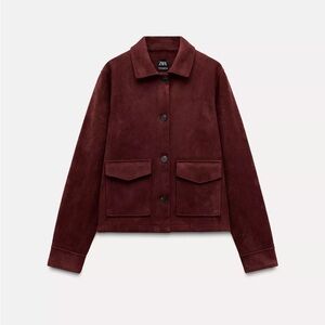 Zara Faux Suede Jacket